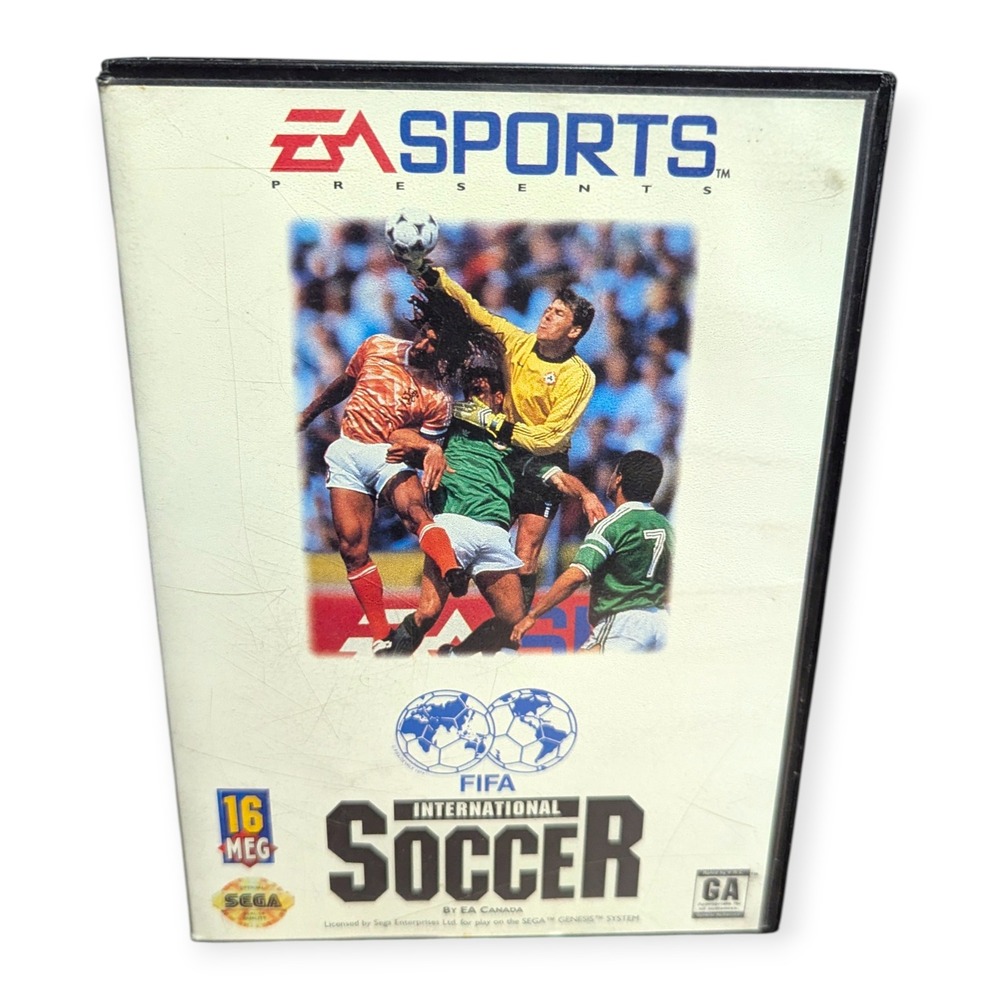 EA Sports FIFA International Soccer Sega Genesis 1993 16-Bit Game Case 7255 - Picture 2 of 11